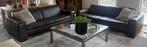 Natuzzi, 2 Leren banken 2,5 sits, Ophalen, Minder dan 75 cm, Driepersoons, Leer