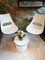 2 ITALIAANSE DESIGN STOELEN GALIGARIS JAM TOPSTAAT VERKEREND, Huis en Inrichting, Stoelen, Ophalen, Kunststof, Gebruikt, Twee