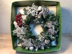 Kerstkrans deurkrans kerst, Diversen, Kerst, Ophalen of Verzenden, Zo goed als nieuw