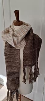 Sjaal nieuw taupe ecru bruin ribbelsteek Bijenkorf, Kleding | Dames, Mutsen, Sjaals en Handschoenen, Ophalen of Verzenden, Zo goed als nieuw