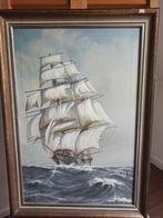 Schilderij van een zeilschip, Antiek en Kunst, Kunst | Schilderijen | Klassiek, Ophalen