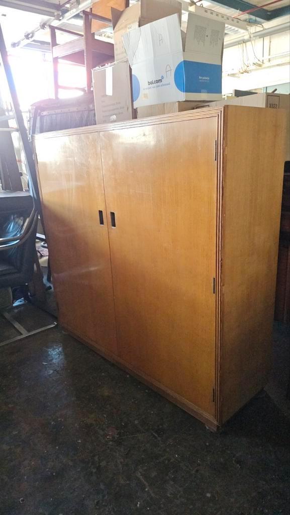 Vintage Design Kast jaren 60, Huis en Inrichting, Kasten | Kledingkasten, Gebruikt, 150 tot 200 cm, 100 tot 150 cm, 50 tot 75 cm