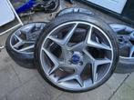 18" orig Ford Fiesta ST velgen 205 /40 R18 banden 4x108, Auto-onderdelen, Banden en Velgen, 18 inch, Verzenden, Banden en Velgen