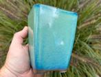 Bonsai Cascade pot Turquoise Japans aardewerk 9,9x9,8x13,1, Tuin en Terras, Bloempotten, Vierkant, Ophalen of Verzenden, Zo goed als nieuw