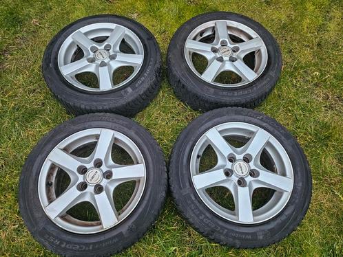 15 inch Enzo Velgen 5x100 Naaf 57.1 / ET40 / 185 60 R15 84T, Auto-onderdelen, Banden en Velgen, Banden en Velgen, Winterbanden