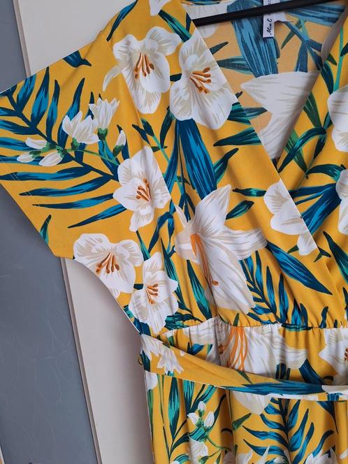 Supermooie jurk van miss etam maat xl, Kleding | Dames, Grote Maten, Zo goed als nieuw, Jurk, Geel, Ophalen of Verzenden