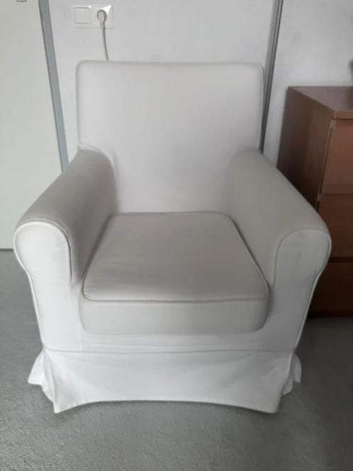 IKEA Ektorp Jennylund fauteuil, Huis en Inrichting, Fauteuils, Gebruikt, 75 tot 100 cm, Ophalen