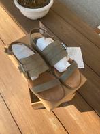 Nieuw Unisa sandalen slippers olijfgroen leer suede, Ophalen of Verzenden, Nieuw, Groen, Sandalen of Muiltjes