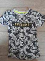 Dopodopo shirt t-shirt camouflage zwart grijs geel maat 128, Gebruikt, Ophalen of Verzenden, Dopodopo, Shirt of Longsleeve