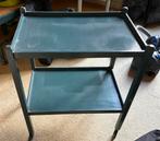 Oude houten serveerwagen, geschilderd, vintage, Antiek en Kunst, Ophalen