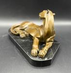 Liggende bronzen panter Art-Deco stijl., Ophalen of Verzenden