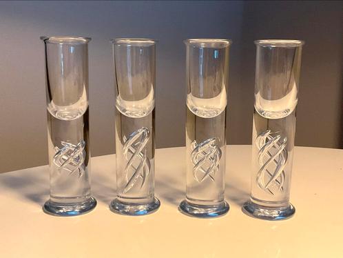 Holmegaard, Denemarken: 4 High Life borrelglazen Per Lütken, Antiek en Kunst, Antiek | Glas en Kristal, Ophalen of Verzenden