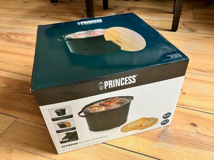 Princess Hybride Bucket Barbecue, Witgoed en Apparatuur, Airfryers, Nieuw, Airfryer, Ophalen of Verzenden