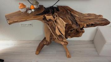 PTMD sidetable sheeshamhout Uniek etalagestuk  beschikbaar voor biedingen