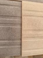 Partij wandtegels totaal ca.140 meter grijs en beige T.e.a.b, Ophalen, 40 tot 60 cm, Nieuw, 10 m² of meer