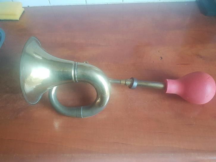 Antieke koperen autoclaxon, T-Ford e.d., Auto-onderdelen, Overige Auto-onderdelen, Ford, Gebruikt, Ophalen of Verzenden