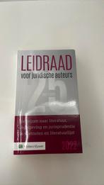 Leidraad voor juridische auteurs, Ophalen of Verzenden, Zo goed als nieuw