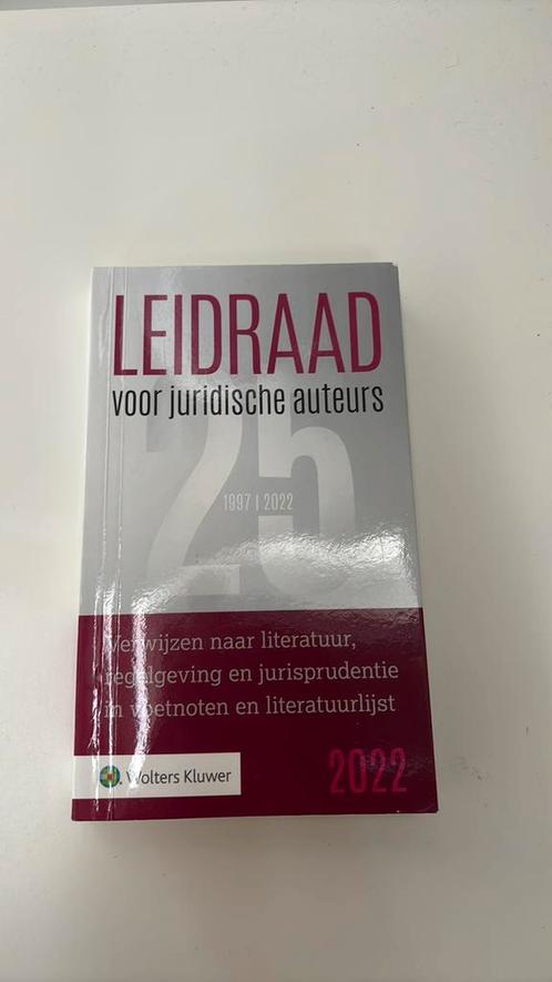 Leidraad voor juridische auteurs, Boeken, Wetenschap, Zo goed als nieuw, Ophalen of Verzenden