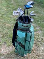 Groene golftas met clubs voor vrouw 1.68, Sport en Fitness, Golf, Ophalen, Gebruikt, Tas, Overige merken