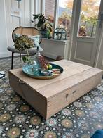 Salontafel van steigerhout, dekenkist, speeltafel op wielen, Huis en Inrichting, Tafels | Salontafels, Ophalen, Gebruikt, 100 tot 150 cm