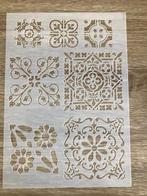 Landelijke brocante sjabloon stencil, Verburgt Vintage, Overige typen, Nieuw, Ophalen of Verzenden