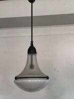 Art deco Bauhaus Luzette hanglamp Peter Berens jaren 20, Ophalen, Zo goed als nieuw, Glas, Minder dan 50 cm