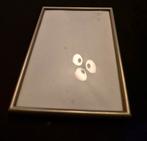 Oud fotolijstje met bolglas, zilverkleurig, 15x10,5 cm, Huis en Inrichting, Woonaccessoires | Lijsten, Minder dan 50 cm, Gebruikt