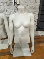 Dames Mannequin / Etalage Torso met Armen - Wit, Ophalen, Gebruikt, Paspop
