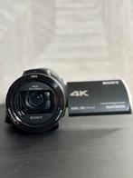 Sony FDR AX53 4K handycam + Nieuwe accu & microfoon, 20x of meer, Ophalen of Verzenden, Zo goed als nieuw, Sony