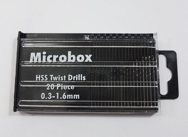 Microset Borenset 20 stuks div diameters Wargaming modelbouw, Hobby en Vrije tijd, Wargaming, Nieuw, Overige soorten, Toebehoren