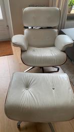 Eames replica relax chair inclusief ottoman, Huis en Inrichting, Fauteuils, Ophalen, Gebruikt