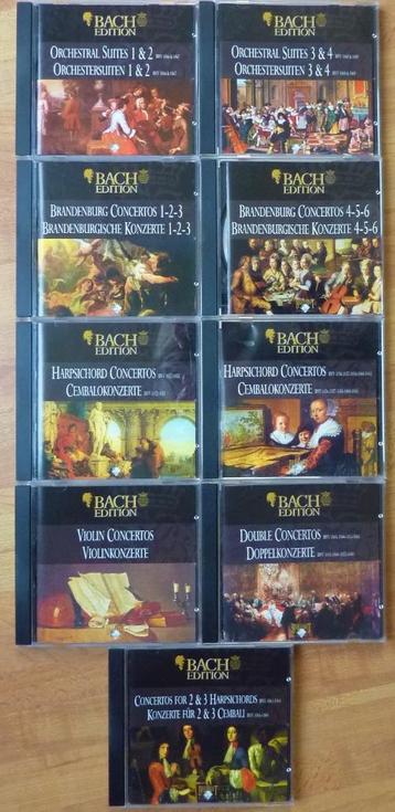 9 CD's Bach edition, Brillant Classics