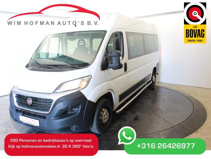 Fiat Fiat ducato CNG L3h2 Airco 9 Pers schuifdeur rechts Rol, Auto's, Fiat, Bedrijf, Te koop, Ducato, Aangepast voor mindervaliden