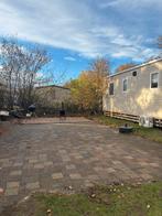 Gratis 50m2 Terrastegels - Zelf eruit halen!, Tuin en Terras, Tegels en Klinkers, Ophalen, Gebruikt, 10 m² of meer, Beton