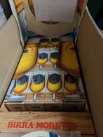 24 glazen 25cl Birra Moretti incl. display., Ophalen of Verzenden, Nieuw, Bierglas