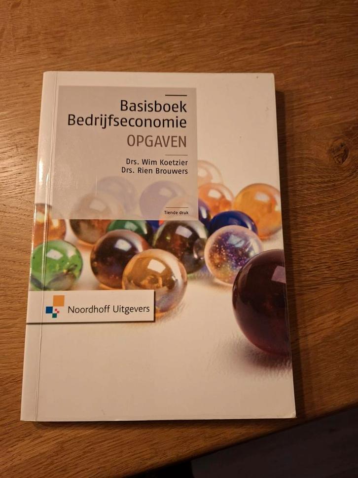 Basisboek Bedrijfseconomie, Boeken, Studieboeken en Cursussen, Zo goed als nieuw, MBO, Gamma, Ophalen of Verzenden