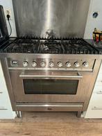 Boretti gasfornuis + oven, Witgoed en Apparatuur, Fornuizen, Ophalen, 60 cm of meer, Zo goed als nieuw, Gas