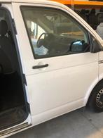 VW TRANSPORTER T5 T6 RECHTER VOOR PORTIERDEUR DEUR LB9A WIT, Ophalen, Voor, Deur
