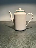 Wit Emaille Koffiekan, Antiek en Kunst, Antiek | Emaille, Ophalen of Verzenden