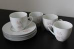 4 kop- en schotels, Huis en Inrichting, Keuken | Servies, Gebruikt, Ophalen of Verzenden, Overige stijlen, Kop(pen) en/of Schotel(s)