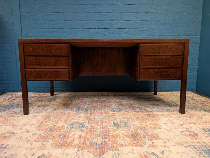 Vintage bureau, model 77 Omann Jun, jaren 60, Verzamelen, Retro, Huis en Inrichting, Ophalen