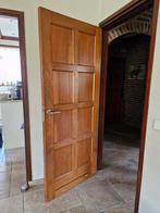 5 hardhouten deuren, waarvan 1 met glas, Ophalen, Glas, Binnendeur, 200 tot 215 cm