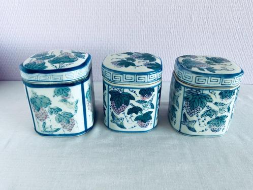3x Gemberpot ca 9 à 10 h € 7,50 p/s Aziatisch Ongemerkt, Antiek en Kunst, Antiek | Porselein, Ophalen