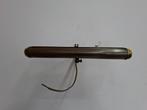antiek koperen met messing wand schilderijlamp, Antiek en Kunst, Ophalen of Verzenden