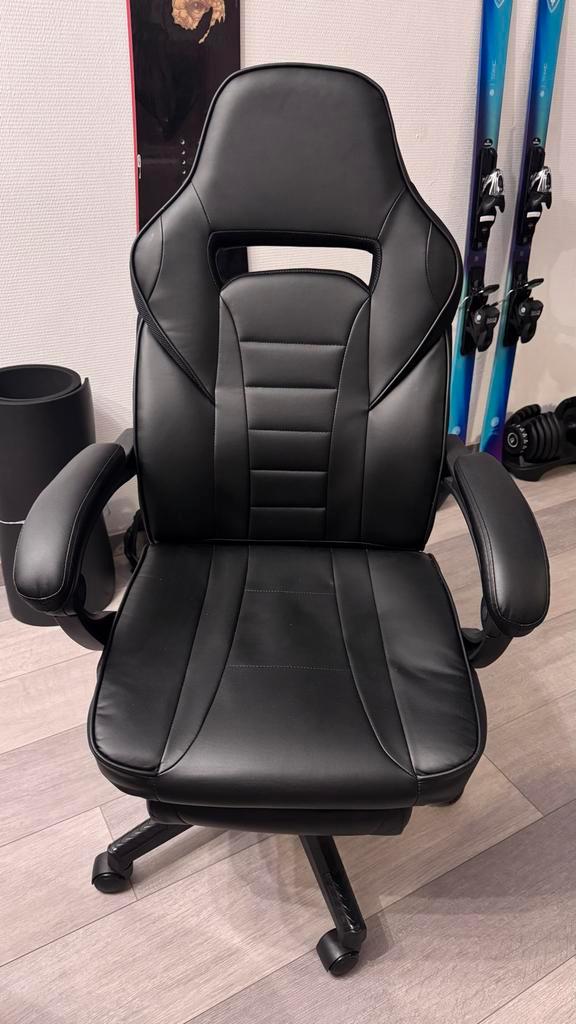 Gaming Chair Black, Huis en Inrichting, Bureaustoelen, Nieuw, Bureaustoel, Zwart, Ergonomisch, Ophalen