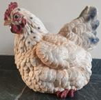 Nieuwe Zittende Kip Hoogte 22 cm, Tuin en Terras, Tuinbeelden, Ophalen, Nieuw, Kunststof, Dierenbeeld