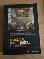 Classical Sociological Theory - 4th Edition, Boeken, Ophalen of Verzenden, Gamma, Zo goed als nieuw, HBO