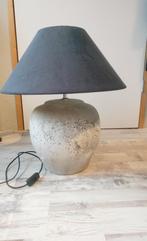 Mooie kruiklamp met zwarte velvet kap, Ophalen, 50 tot 75 cm, Stof, Zo goed als nieuw