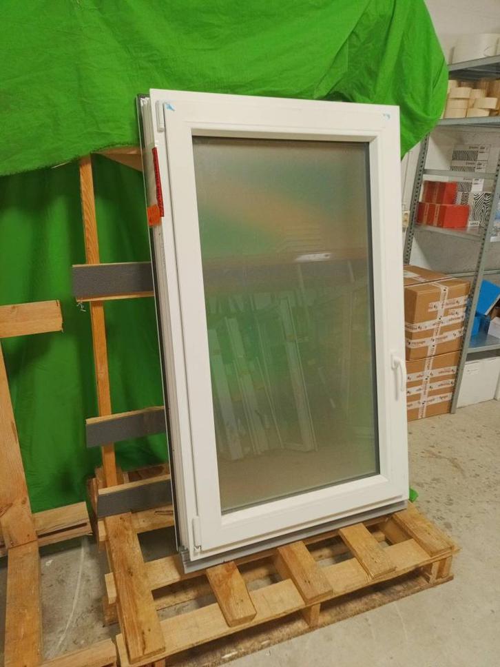 Kunststof Draaikiep kozijn  b90 x h146,5 cm Wit -1751-, Doe-het-zelf en Verbouw, Kozijnen en Schuifpuien, Zo goed als nieuw, Raamkozijn