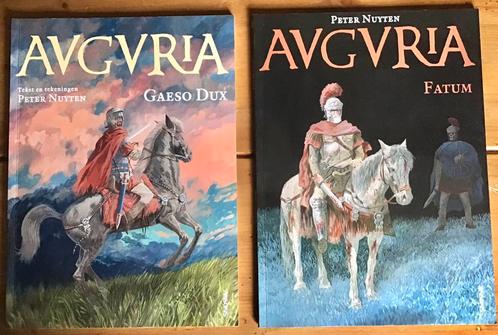 2 STRIPBOEKEN: AUGURIA DEEL 2 GAESO DUX EN 3 FATUM, Boeken, Stripboeken, Gelezen, Meerdere stripboeken, Ophalen of Verzenden